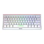 Marvo KG962 EN - R, klávesnica US, herná, mechanická typ drôtová (USB), biela, podsvietená, červené KG962WH EN-R