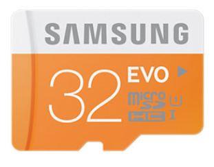Micro SDHC 32GB Samsung EVO class 10 + adaptér MB-MP32DA/EU
