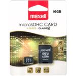 MicroSDHC 16GB CL10 + adpt 854717 MAXELL 4902580745233