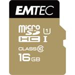 MicroSDHC 16GB Cl10 EliteGold EMTEC 3126170142252