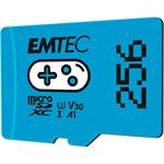 MicroSDXC 256GB Gaming Blue EMTEC 3126170175960