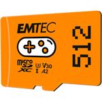 MicroSDXC 512GB Gaming Orange EMTEC 3126170175991