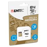 MicroSDXC 64GB Cl10 EliteGold EMTEC 3126170142276