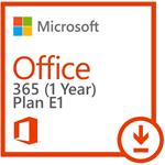 Microsoft CSP Office 365 E1 předplatné 1 rok, vyúčtování měsíčně AAA-06229