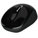 Microsoft Myš Mobile Mouse 3500, 1000DPI, 2.4 [GHz], optická, 3tl., 1 koliesko, bezdrôtová, čierna, GMF-00292
