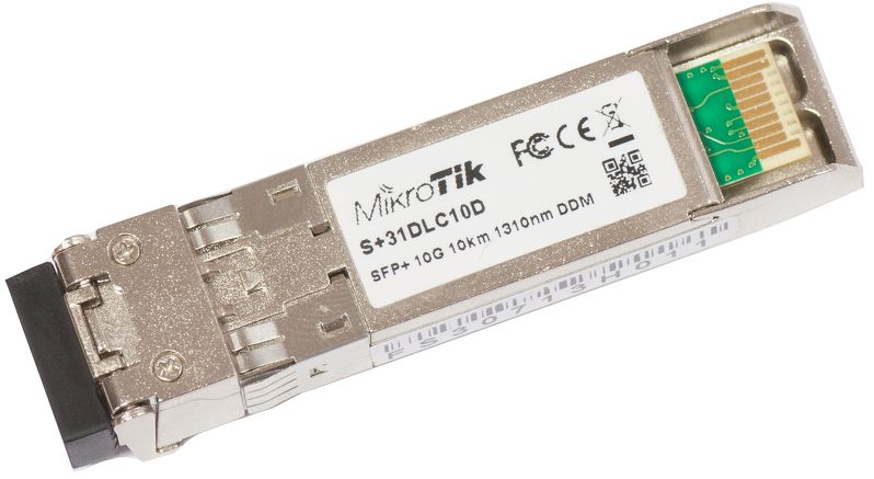 MikroTik SFP+ modul S+31DLC10D, SM, 10km, 10Gbit
