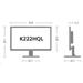 Monitor Acer K222HQLbd 22" LED UM.WW3EE.001