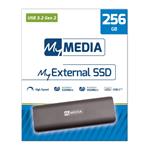 MyMedia SSD 256GB disk MyExternal, USB 3.2 Gen2 Solid State Drive externí, šedý 0023942692843
