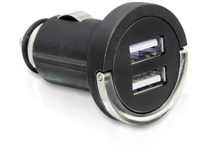 Navilock - Napájecí adaptér do auta - 2100 mA - 2 výstupní konektory (USB) 61958