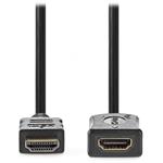 NEDIS High Speed prodlužovací HDMI 1.4 kabel s ethernetem/ 4K@30Hz/ zlacené konektory HDMI-HDMI/ černý/ bu CVGL34090BK20