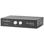 NEDIS VGA přepínač/ 2x VGA vstup/ 1x VGA výstup/ rozlišení 2560x1600/ box/ černý CSWI5902BK