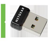 NETGEAR N150 Wireless USB Micro Adapter, WNA1000M WNA1000M-100PES