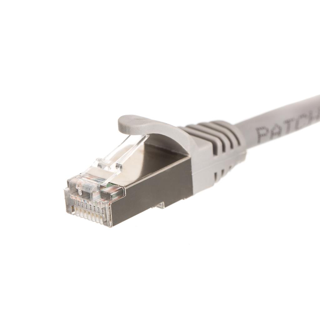Netrack patch kabel FTP cat.5e RJ45, 0.5m sivý