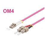 OEM LC-SC Optický patch cord 50/125 1m OM4 Duplex 0950