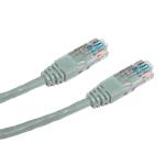 OEM patch kábel Cat5E, UTP - 7m , šedý