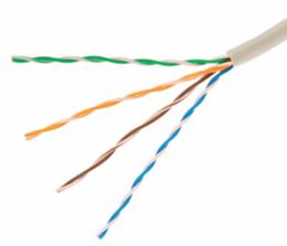 OEM UTP, Cat5E, lanko, PVC, box 305m - sivá - predaj po 1m