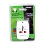 Omega univerzálny cestovný adaptér. 4in1 Power travel adaptor