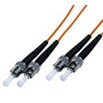 Optický duplex patch kábel 62,5/125, OM1, ST/ST, 2m DPX-62,5-ST/ST-1