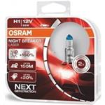 OSRAM autožárovka H1 NIGHT BREAKER® LASER 12V 55W P14,5s (Duo-Box) 64150NL-HCB