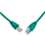 Patch kabel CAT5E SFTP PVC 10m zelený C5E-315GR-10MB