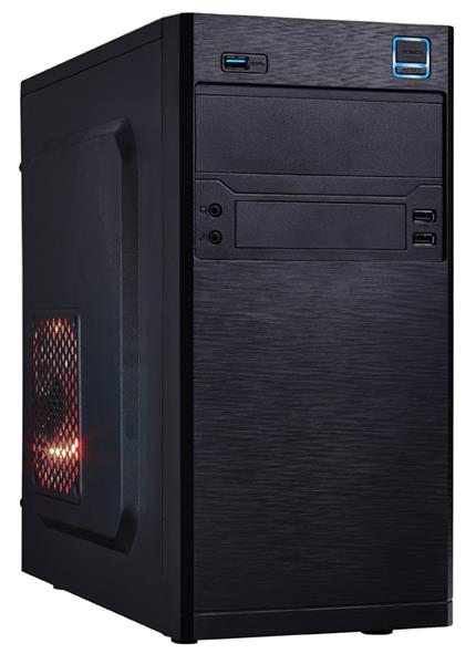 PC skrinka Eurocase mATX MC X202 Mini Tower, bez zdroja (čierna) MCX202