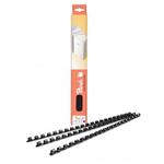 PEACH/OEM Vazací hřbet plastový A4 průměr 10mm modrý 100ks