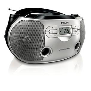 Philips AZ1046/12 prenosny MP3-CD prehravac s FM radiom