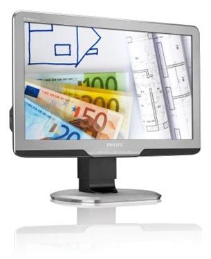 Philips LCD 201BL2CS 20"wide/1600x900/5ms/20mil:1/DVI/USB/LED/repro, strieborný