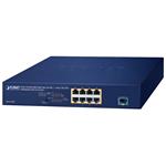 Planet PoE switch 8x1Gb/2.5Gb + 1xSFP+ 10Gb, VLAN, PoE 802.3at 120W MGS-910XP