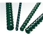 Plastové hřbety 12,5 zelené, 100 ks balení lamre21dr12v