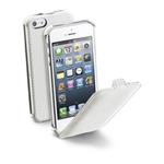 Pouzdro flap CellularLine FLAP iPhone 5/5S, bílé FLAPIPHONE5W