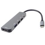 PremiumCord Adaptér USB-C na HDMI + USB3.0 + 2x USB2.0 + PD(power delivery) ku31dock15