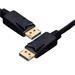 PremiumCord DisplayPort 1.4 přípojný kabel M/M, zlacené konektory, 0,5m kport8-005