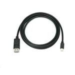 PremiumCord miniDP - DP přípojný kabel M/ M, 1m kport2-01