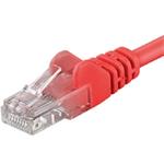 PremiumCord - Patch kabel - RJ-45 (M) do RJ-45 (M) - 5 m - UTP - CAT 6 - červená