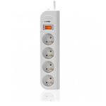 Prepäťová ochrana Belkin SurgeMaster, biela, 4 zásuvky, 1m kábel