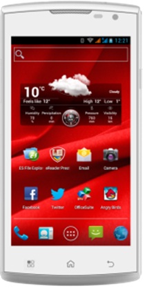 Prestigio Multiphone 4500DUO, 4.5"IPS displej, 540x960,1,2 Ghz dual core,8MP,Android4.1,SDHC,Wi-Fi,BT,3G PAP4500DUOWHITE