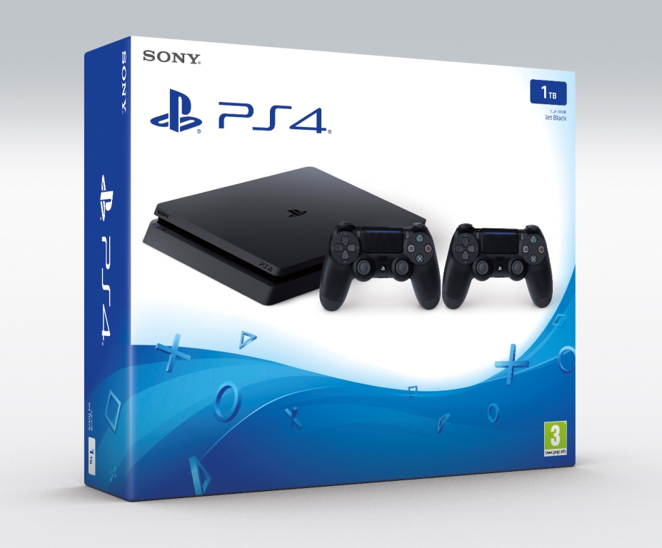 PS4 - Playstation 4 1TB Slim - 2x DS4 PS719893653