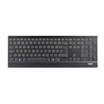 RAPOO klávesnice E9500M Multi-mode Wireless Ultra-slim Keyboard Black 6940056189547