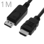 ROLINE Kábel Display port Male / HDMI Male 1m 11.99.5780-10