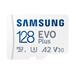 Samsung EVO Plus/micro SDXC/128GB/UHS-I U3 / Class 10/+ Adaptér/Bílá MB-MC128SA/EU