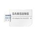 Samsung EVO Plus/micro SDXC/64GB/UHS-I U1 / Class 10/+ Adaptér/Bílá MB-MC64SA/EU