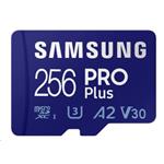 Samsung micro SDXC karta 256GB Pro Plus + SD adaptér MB-MD256SA/EU
