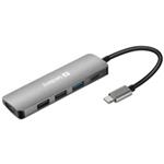 Sandberg dokovací stanice USB-C -> HDMI + 3x USB + PD 100W 136-32