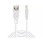 Sandberg USB-A(M) do USB-B(M) 2.0 kabel, 1.8 m, bílý 5705730502781