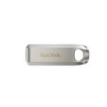 SanDisk Flash Disk 128GB Ultra Luxe, USB-C 3.2, Stříbrná SDCZ75-128G-G46