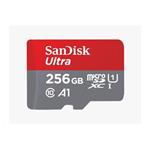 SanDisk MicroSDXC karta 256GB Ultra (120 MB/s, A1 Class 10 UHS-I, Android) + adaptér SDSQUA4-256G-GN6MA