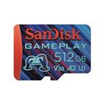 SanDisk MicroSDXC karta 512GB GamePlay (R:190/W:130 MB/s, UHS-I, V30, A2) SDSQXAV-512G-GN6XN