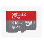 SanDisk MicroSDXC karta 512GB Ultra (120 MB/s, A1 Class 10 UHS-I, Android) + adaptér SDSQUA4-512G-GN6MA