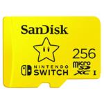 SanDisk Nintendo Switch - Paměťová karta flash - 256 GB - Video Class V30 / UHS-I U3 - microSDXC UH SDSQXAO-256G-GNCZN